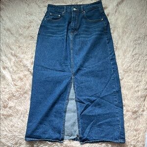 Shein Long Jean Skirt